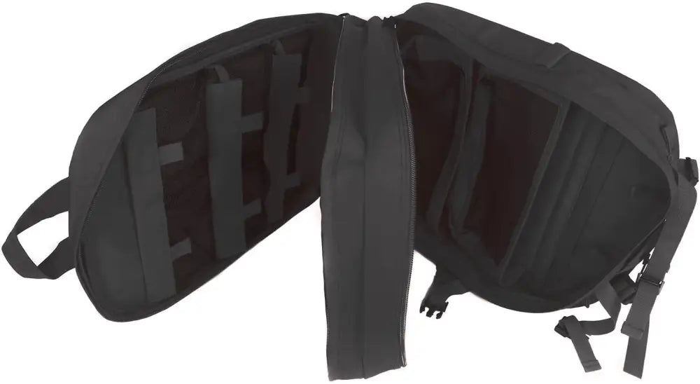 Open black Deluxe Tactical Field Medical Pack designed for first responders and firefighters