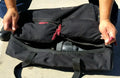 Open black Wildland Gear Bag 2 Compartment Aleman Style with zipper pockets and hand grips