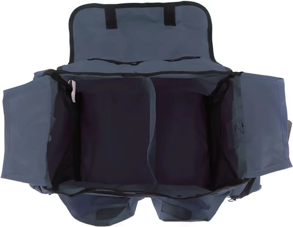 Open blue tote bag for first responders firefighters and police in the Fully Stocked EMT Trauma Kit