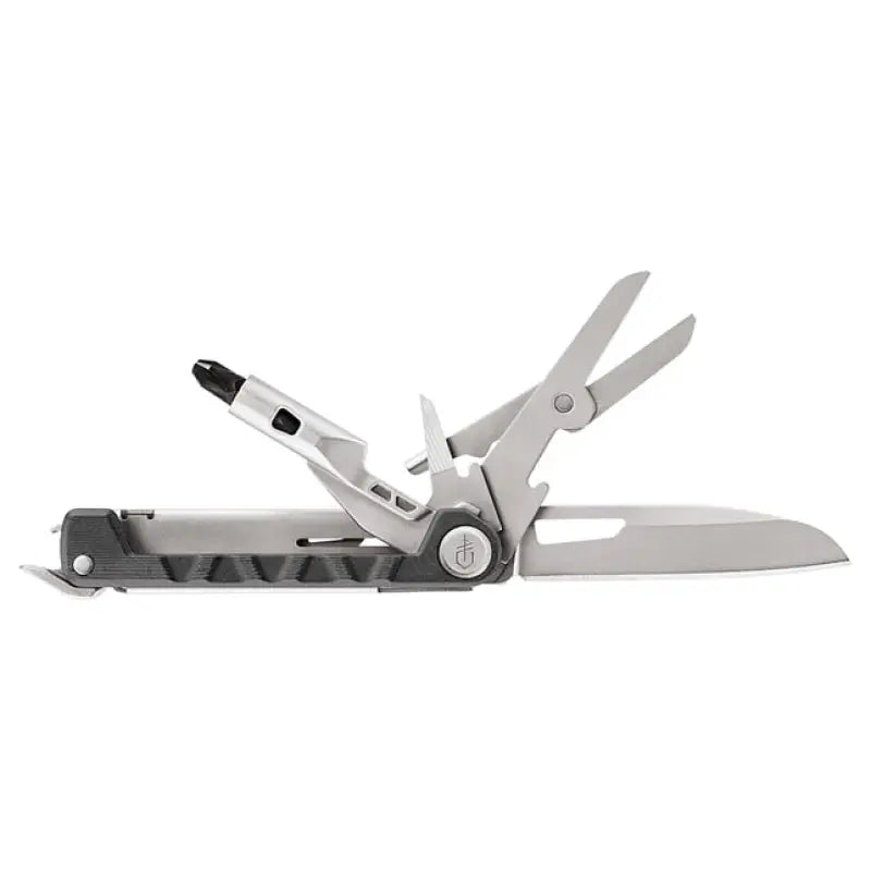 Open Gerber Gear 31-003566 Armbar Drive multi-tool with knife, scissors, pry bar, and bottle opener