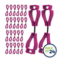 Pink Sock Clips for Glove Clip Safety Holder, perfect for secure and organized use