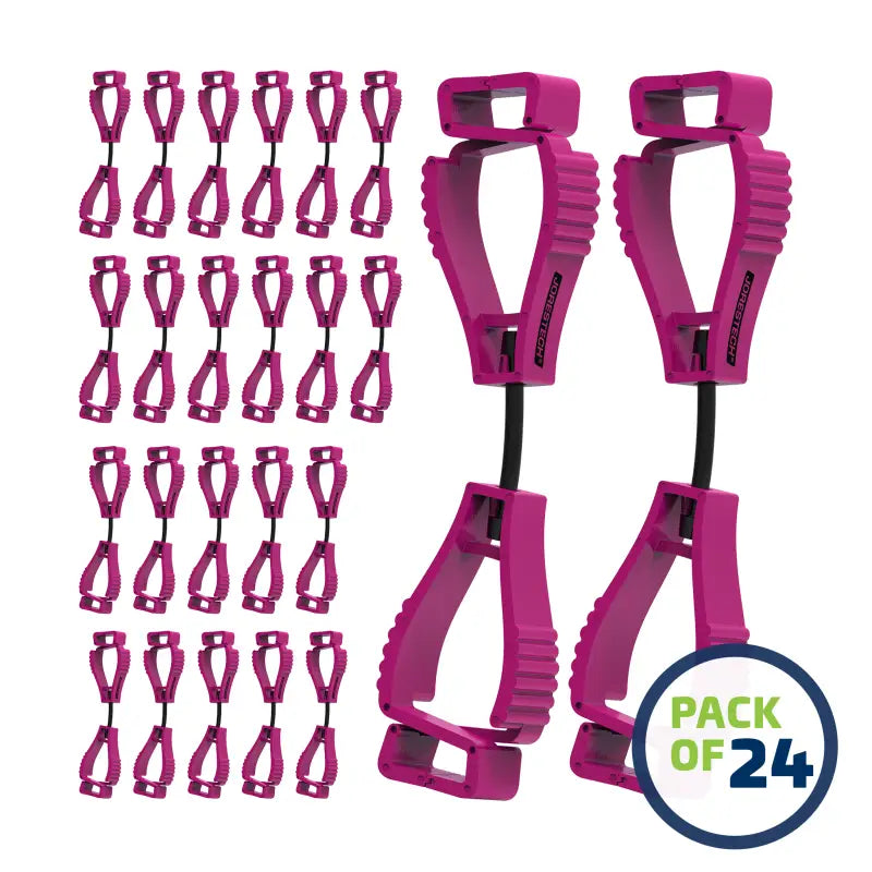 Pink Sock Clips for Glove Clip Safety Holder, perfect for secure and organized use