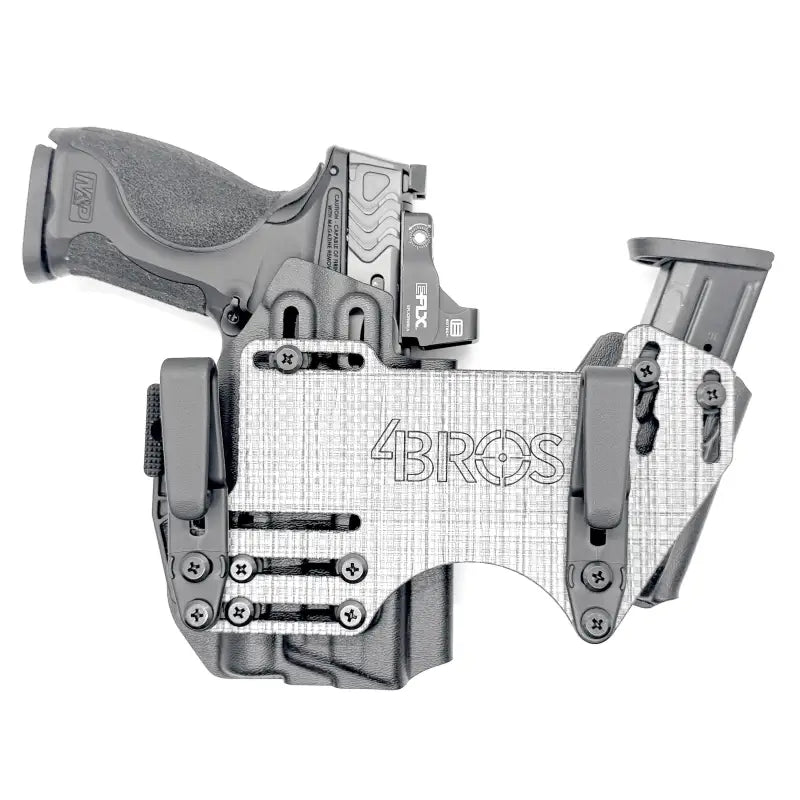 Pistol and magazine holster for 4BROS Fat Guy’s Appendix Rig with magazine carrier