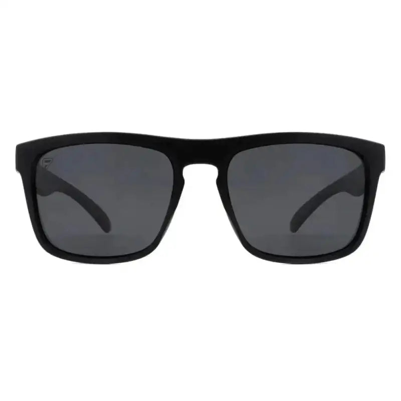 Black rectangular sunglasses named Pomona for frontline optics and first responders