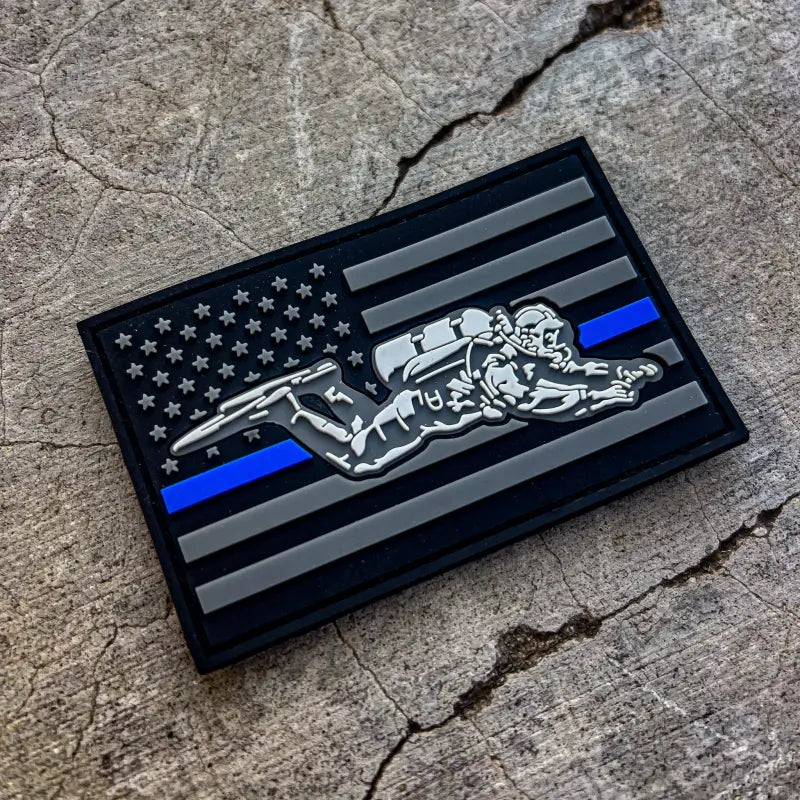 PVC Hero Patch - THIN BLUE LINE - Accessory
