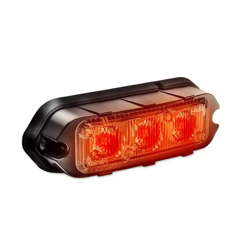 Rectangular amber LED warning light on Feniex T3 Surface Mount Grille Light for led grille and led warning lights