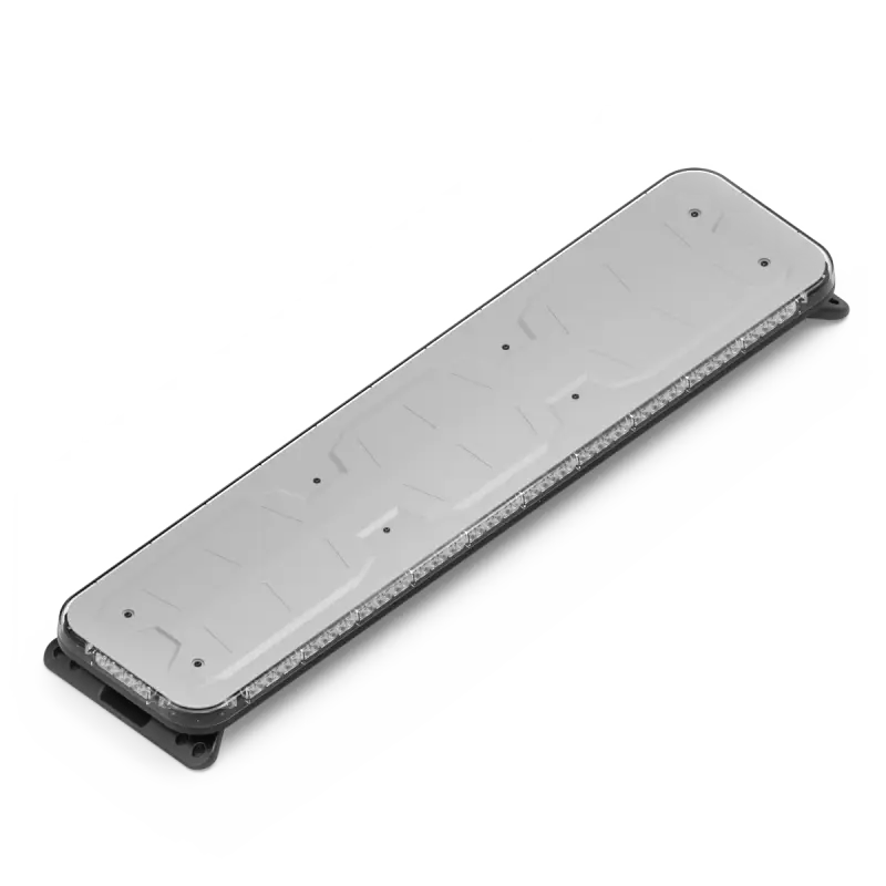 Rectangular LED light bar on Feniex Fusion-S GPL Exterior Light Bar demonstrating powerful illumination