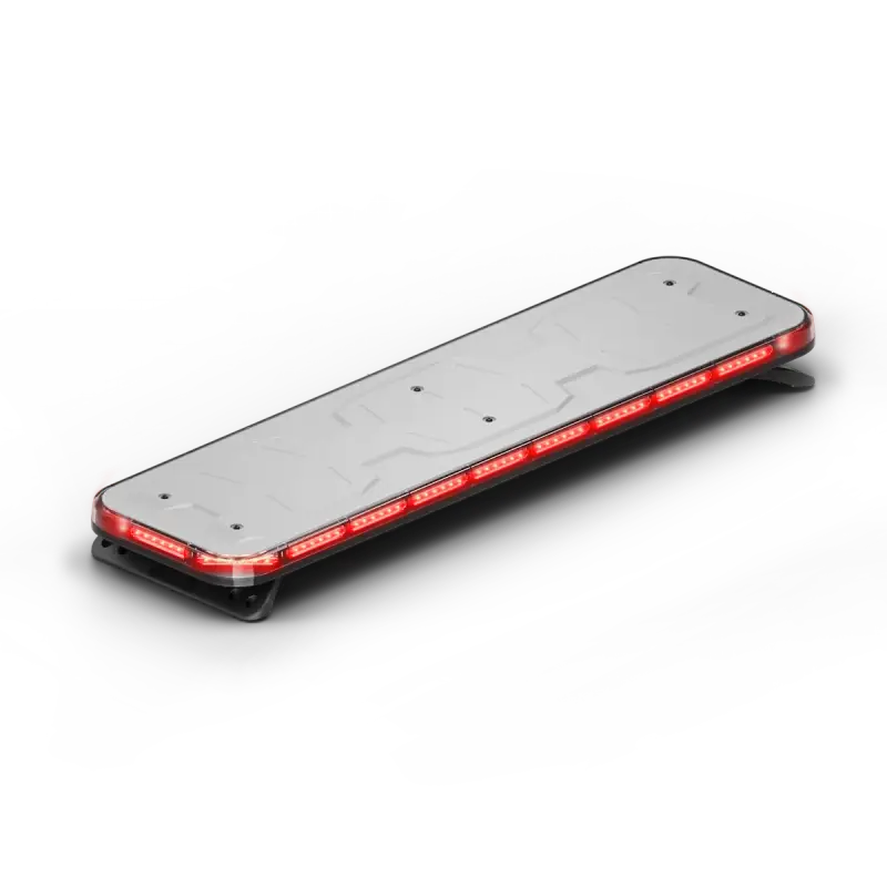 Rectangular white LED light bar with red perimeter lights Feniex Quantum 2.0 GPL light bar