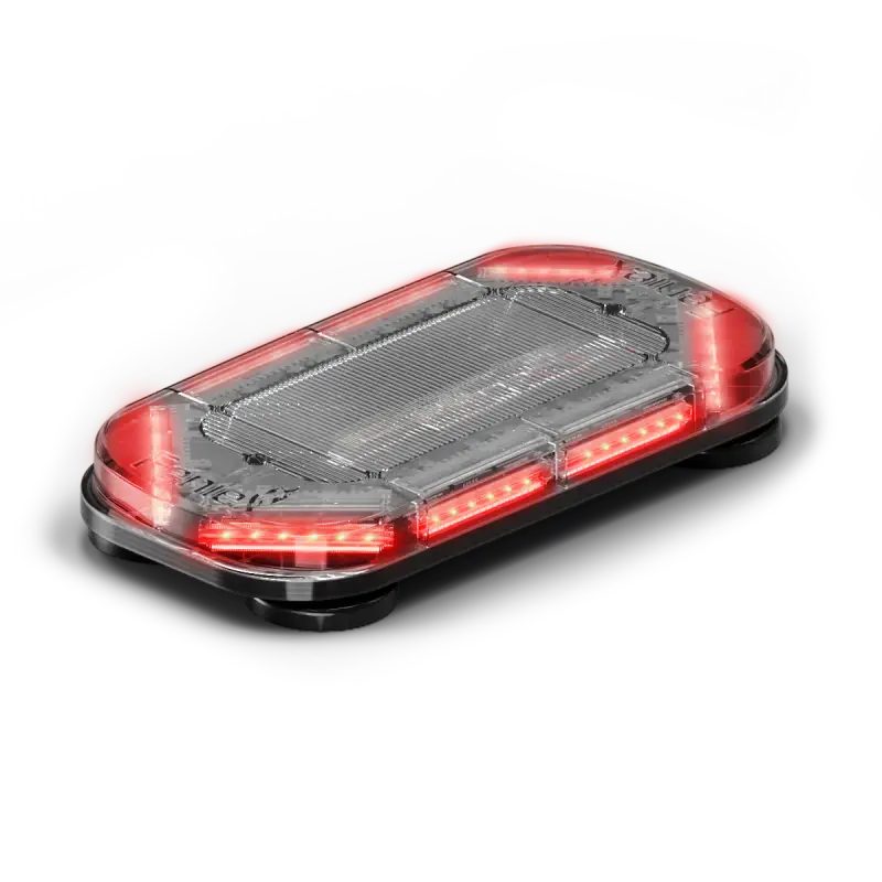 Red emergency light bar on Feniex Quantum 2.0 18-inch mini light bar display