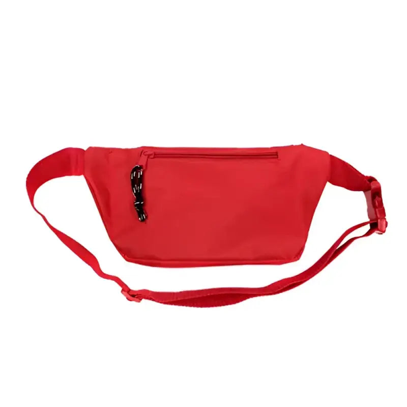 Red Fanny Pack with Infant CPR Masks and CPR Masks for emergency safety gear