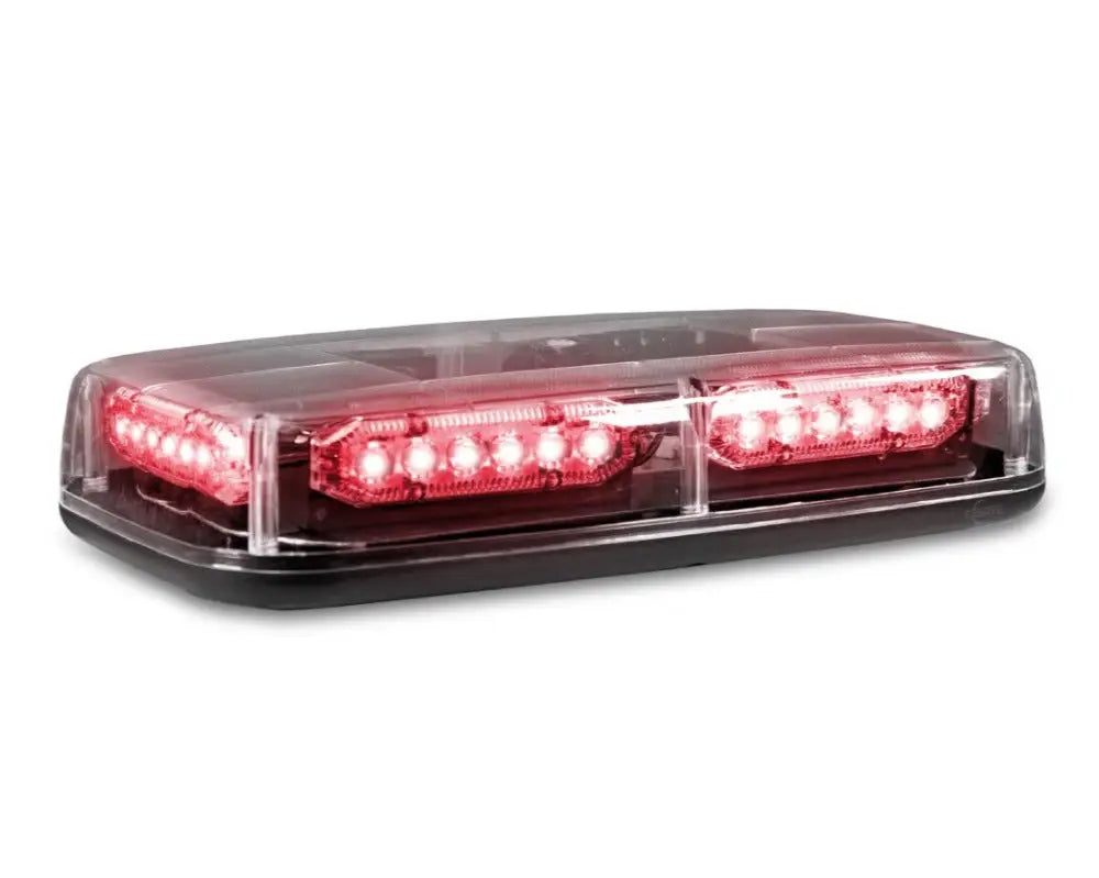 Red LED emergency light bar on UBL U-Lite Mini Light Bar for safety and visibility