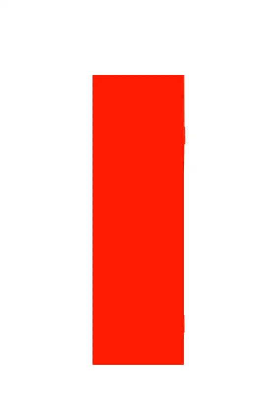 Red rectangular block on the Line2Design-USA Evacuation Stair Chair Metal Wall Storage Cabinet