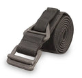 Black nylon tactical riggers belt with plastic buckle, perfect for rescue operations