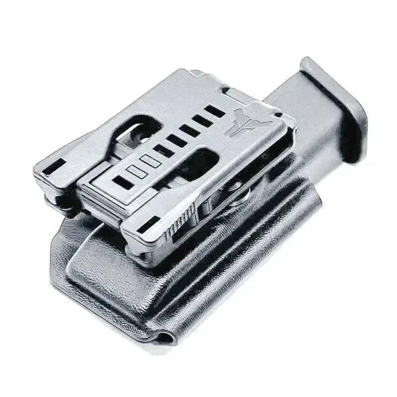 Silver magazine holster for Glock 9mm, a durable magazine carrier from Four Brothers Holsters