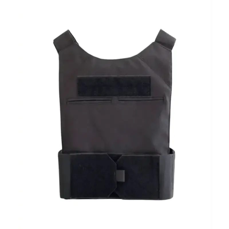 Black Tactical Bulletproof Vest featuring Stealth Low Visibility Concealed Body Armor Carrier