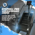 SFE Stepmill Pro with revolving staircase for a natural climbing motion workout