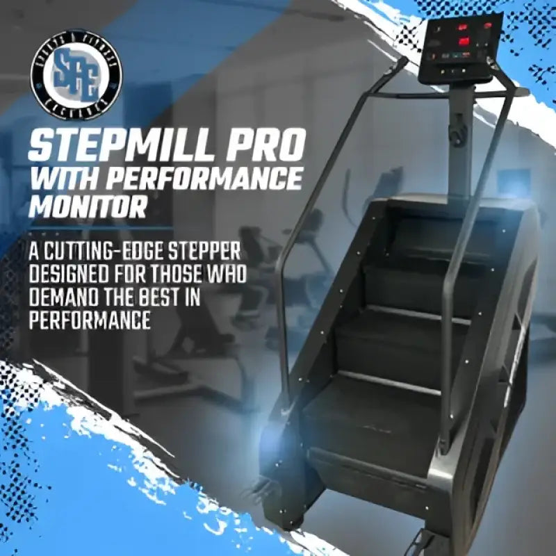 SFE Stepmill Pro with revolving staircase for a natural climbing motion workout