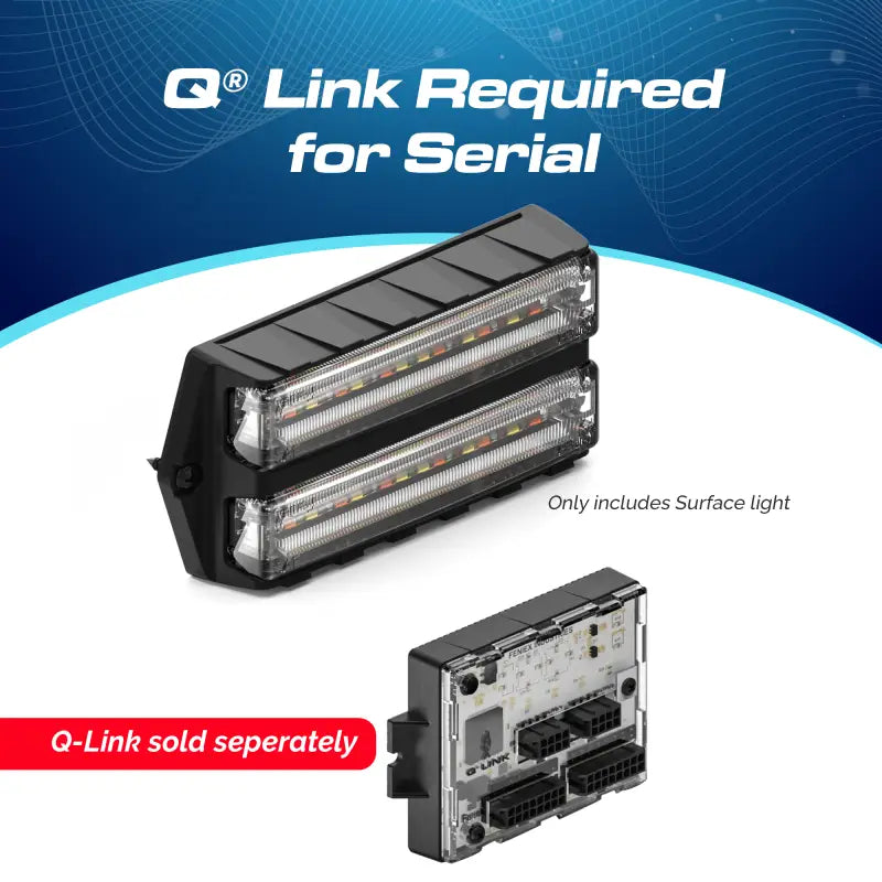Feniex Q Series Dual Surface Mount with surface light and control module
