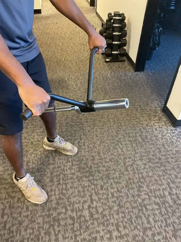T-bar row attachment for SFE Landmine Handle enhancing workout versatility and strength training