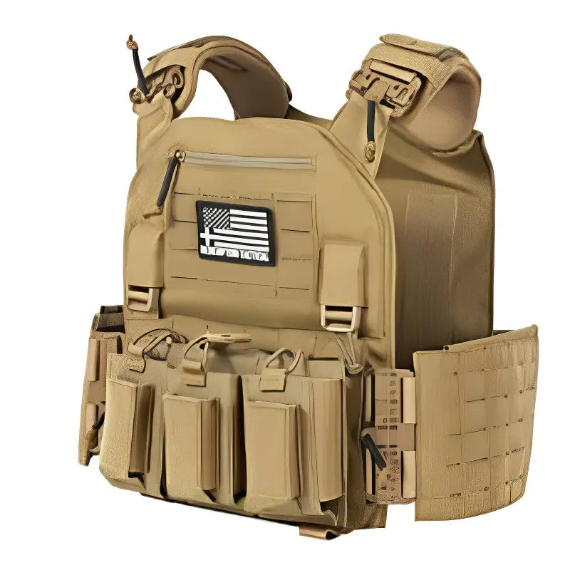 Redemption Tactical CRUSADER 2.0 plate carrier vest with integrated magazine pouches and MOLLE webbing