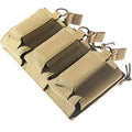 Redemption Tactical Tan Triple Elastic Open-Top Magazine Pouch for Plate Carrier
