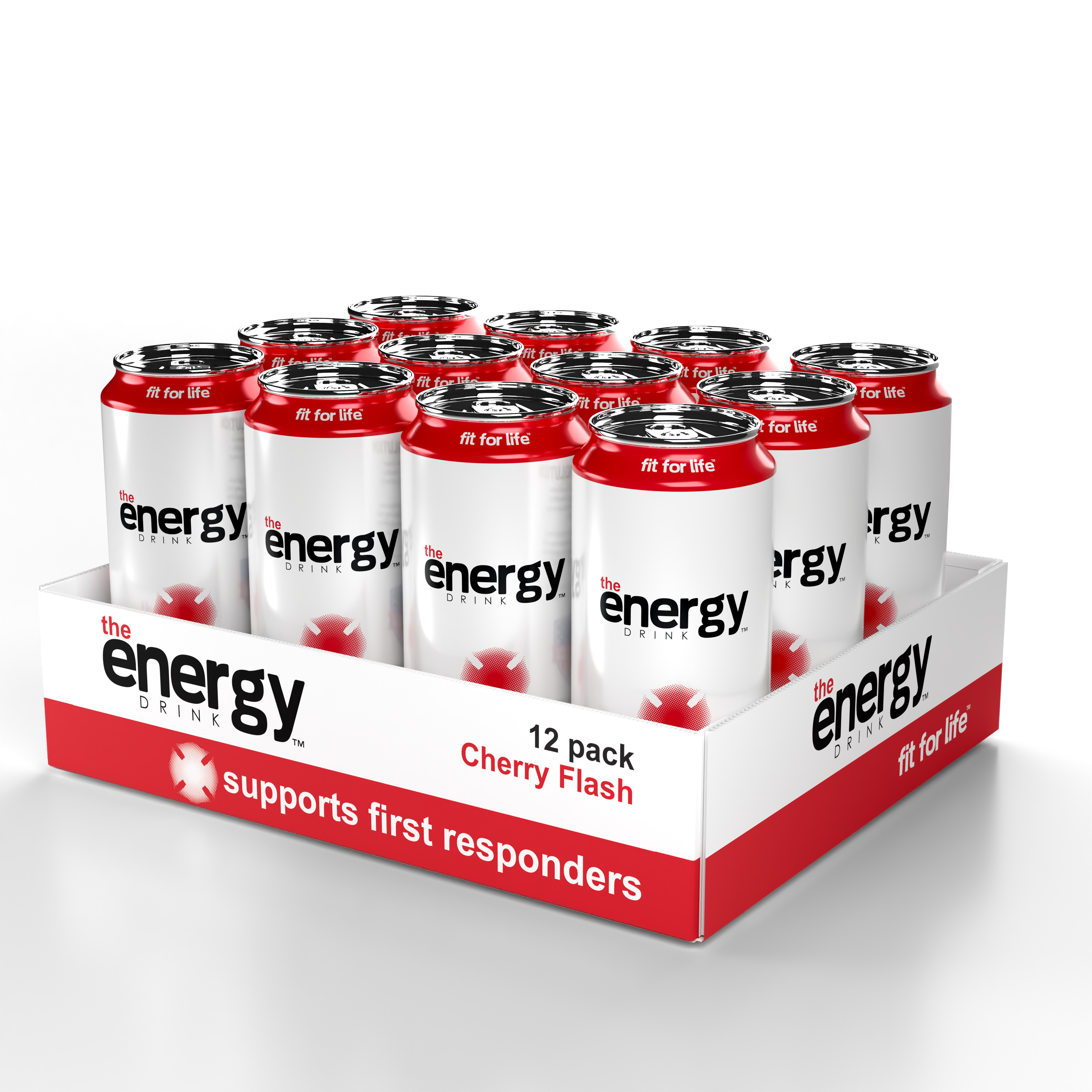 Cherry Flash Energy Drink 12 Pack