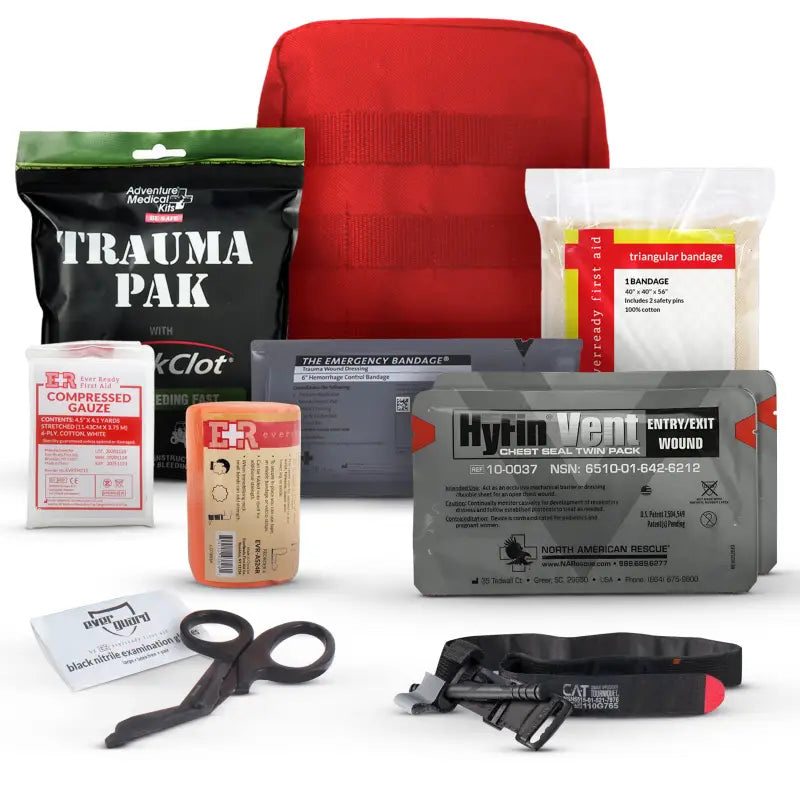 Trauma Premium IFAK Kit for first responders, firefighters, and police emergency use
