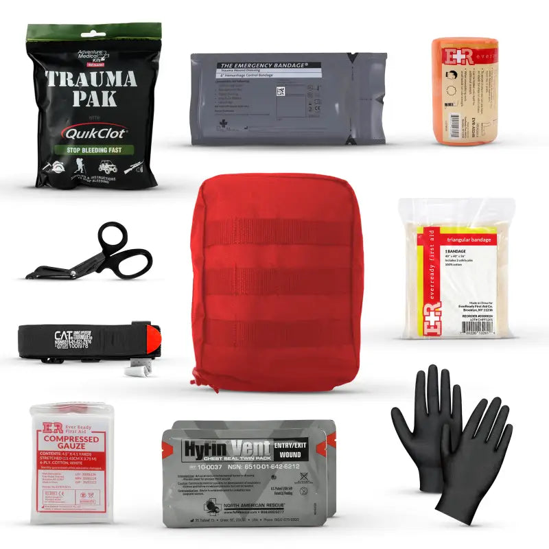 Trauma Premium IFAK Kit for first responders, firefighters, and police emergency care