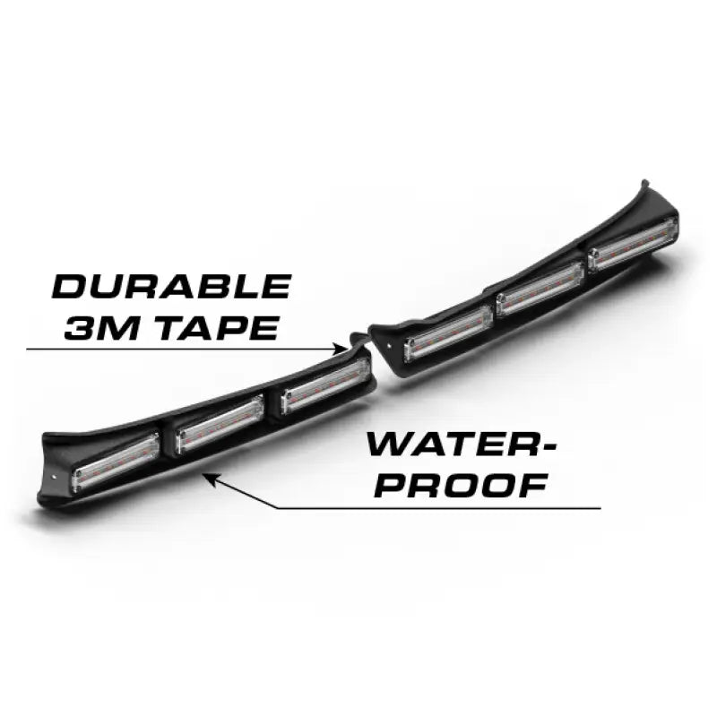 Feniex Quantum 2.0 Spoiler Mount with Two Black LED Light Bars for First Responders