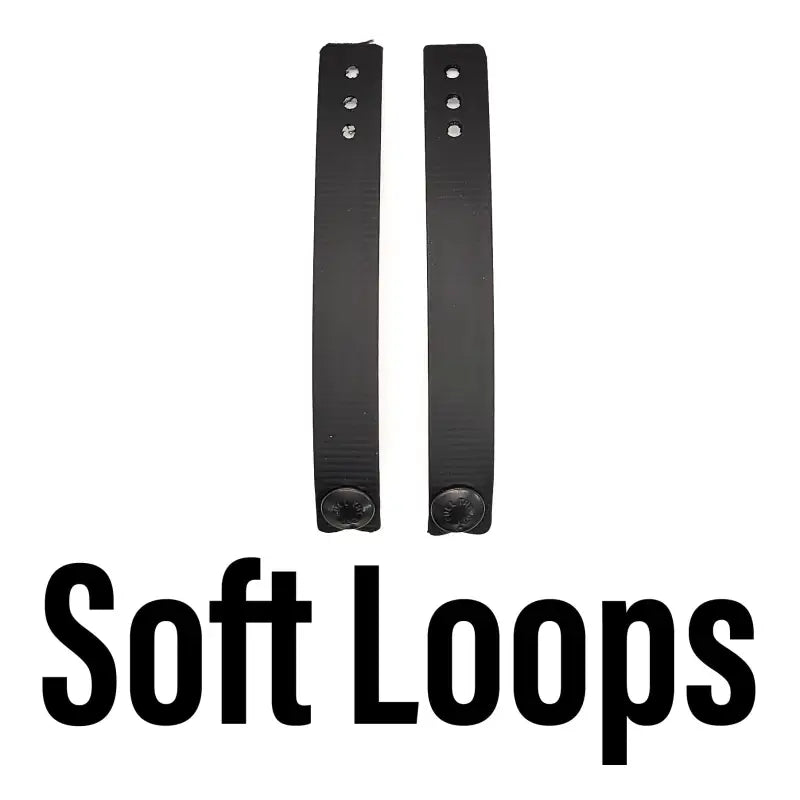 Soft black loops on Glock 19 & TLR-7 X/IWB Holster inside waistband magazine pouch