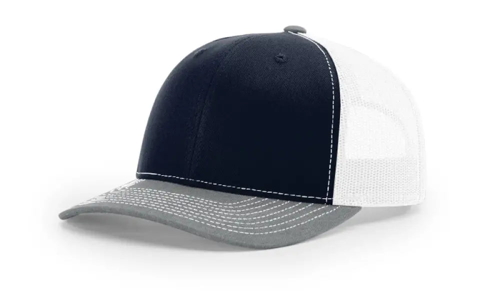 Two-tone baseball cap with Red Line leather patch highlighting stylish Red Line leather design
