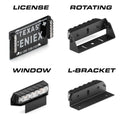 Feniex Fusion-S Surface Mount emergency lighting for first responders’ vehicle mounting options