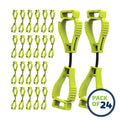 Yellow cable management clips for Glove Clip Safety Holder ideal for organized workspace