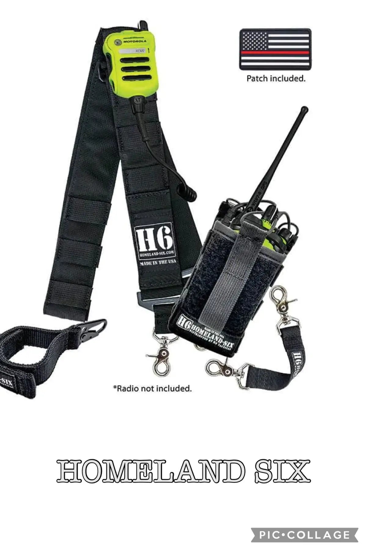 Homeland-Six Radio Straps - Chief Miller Apparel