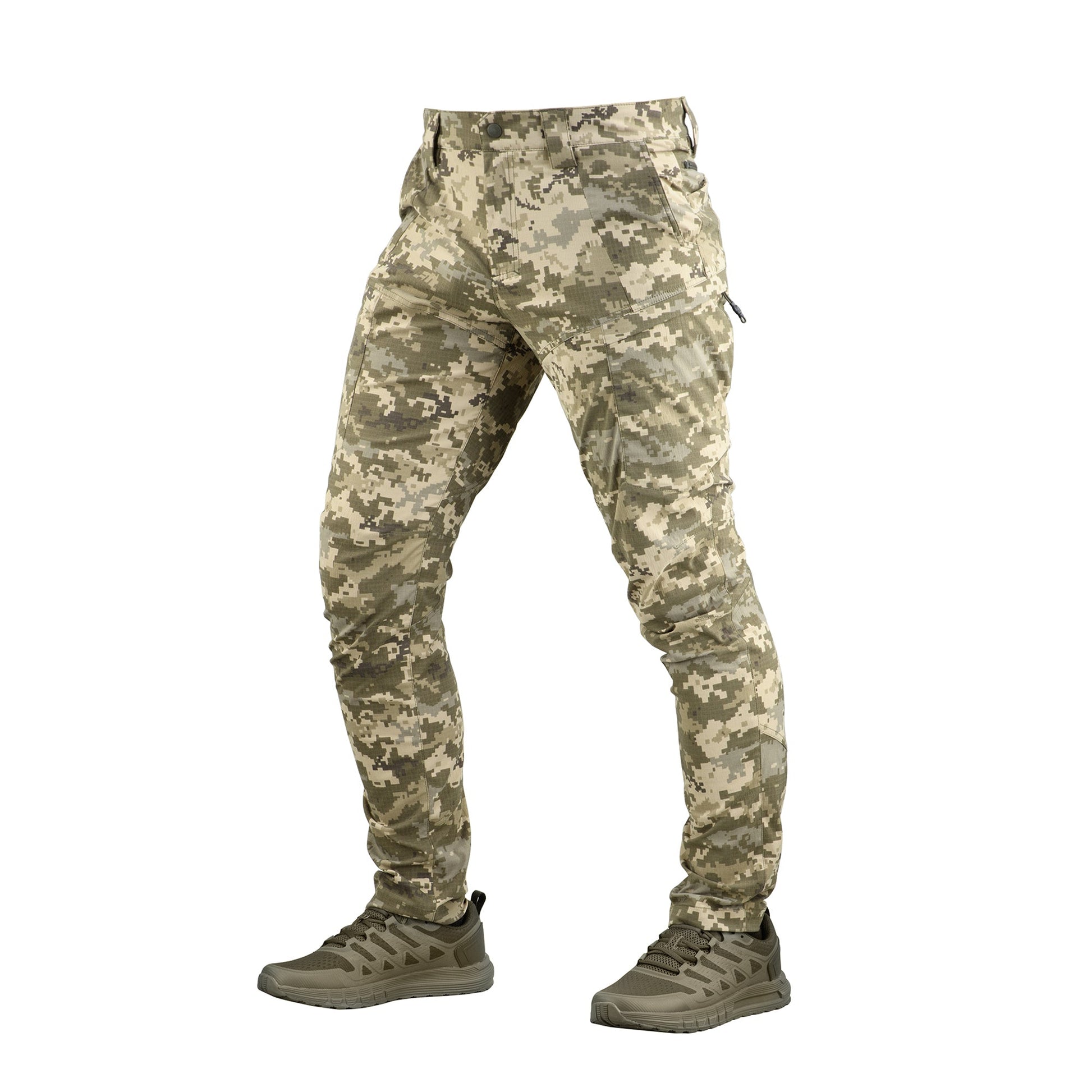 M-Tac Tactical Pants Sahara Flex Light showcasing innovative flexible fabric for maximum comfort and breathability in warm weather.