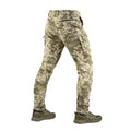 M-Tac Tactical Pants Sahara Flex Light displayed in a casual urban setting, blending functionality with everyday style.