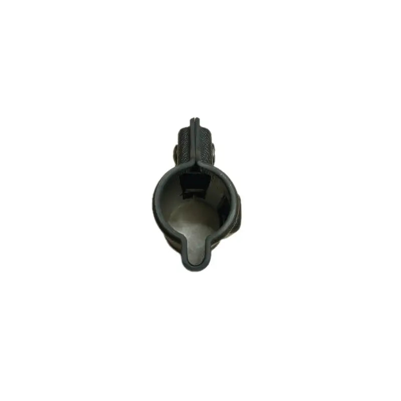 Black plastic spout of the 1 Flashlight Holder for Coyote Brown gear, ideal for first responders