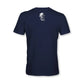 1776 Proof Born Free Shirt in Cardinal Navy Unisex 2XL - Chief Miller Apparel