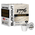 1776 DARK ROAST COFFEE PODS 18CT from Blackout Coffee Co, perfect coffee pods for keurig brewing systems, delivering rich dark roast flavor.