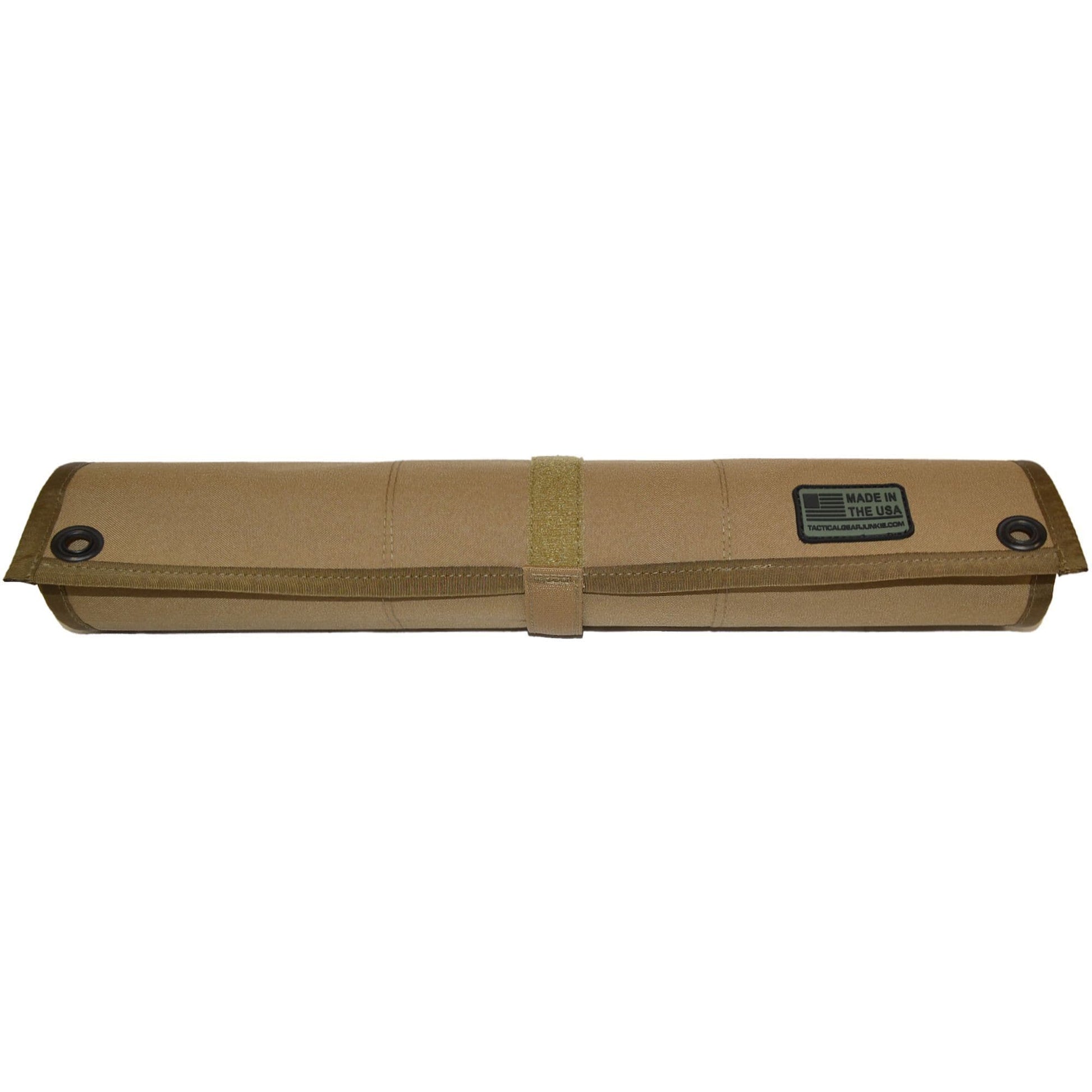 Tactical Patch Mat 18'' x 24'' hanging on a wall, clearly showing its versatility.