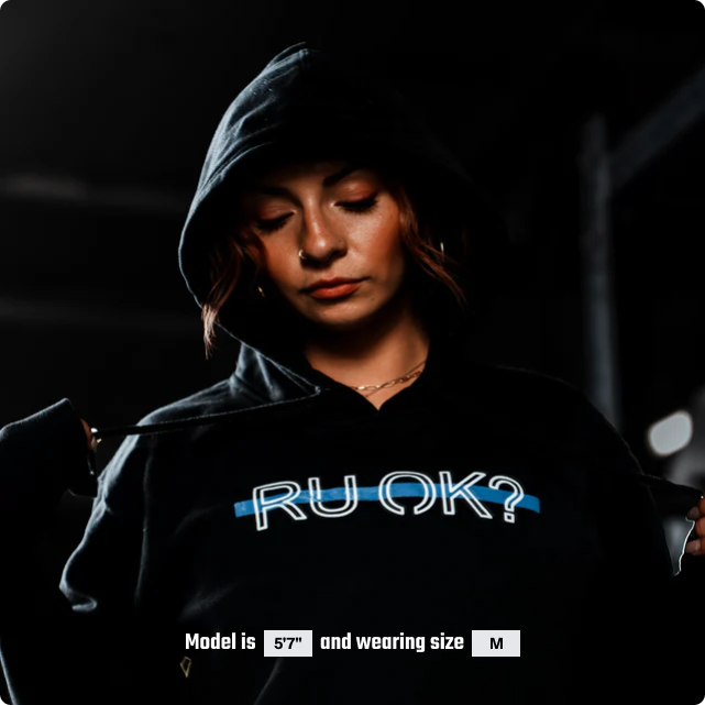 Stigma-Breaking Hoodie- Blue Line - view 3