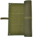 Tactical Patch Mat 18'' x 24'' with multiple patches affixed, demonstrating its capacity.