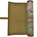 Tactical Patch Mat with hook fastener closure tab, designed for easy transport.