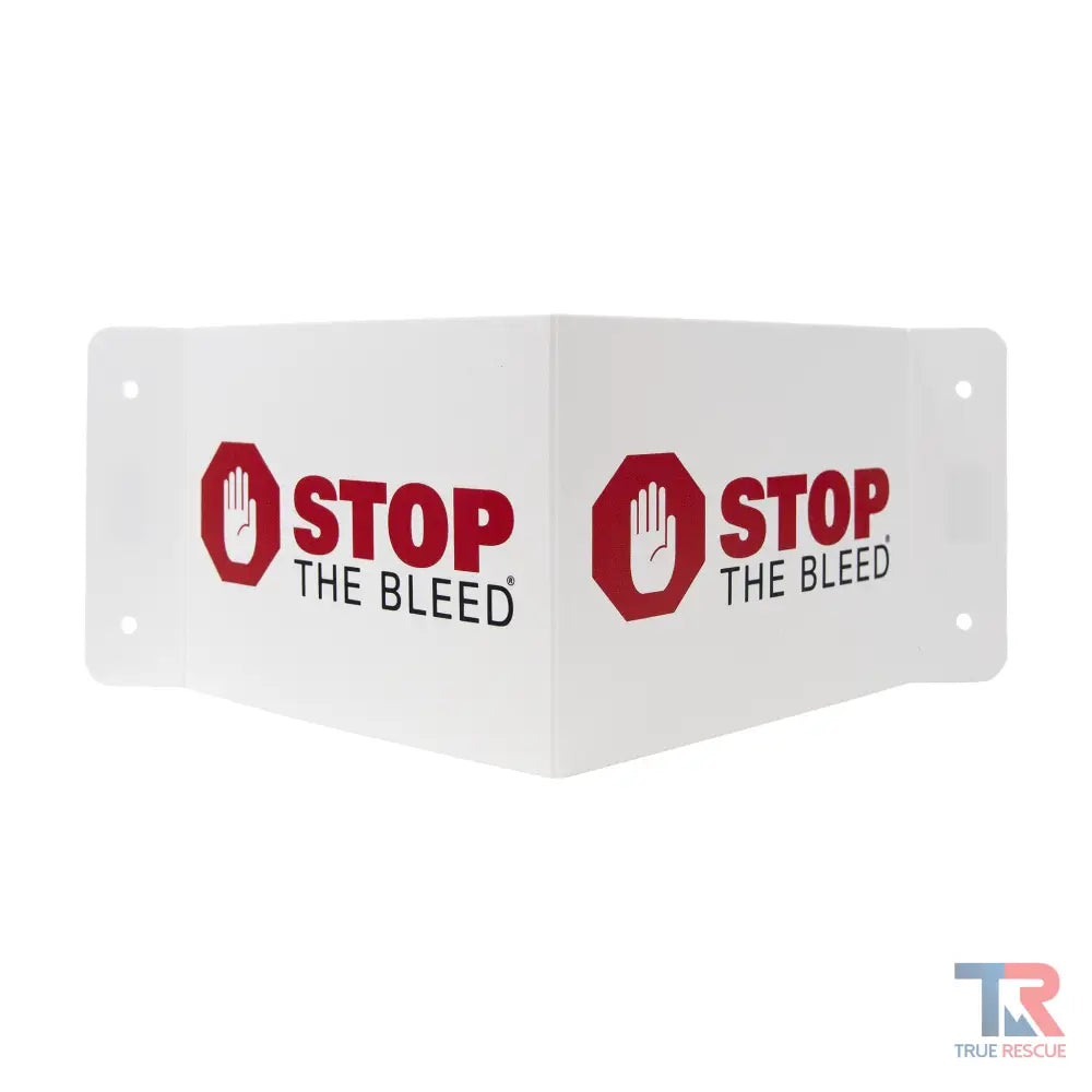 3-Way STOP THE BLEED Flexible 3D Wall Sign - Bleeding Control Sign