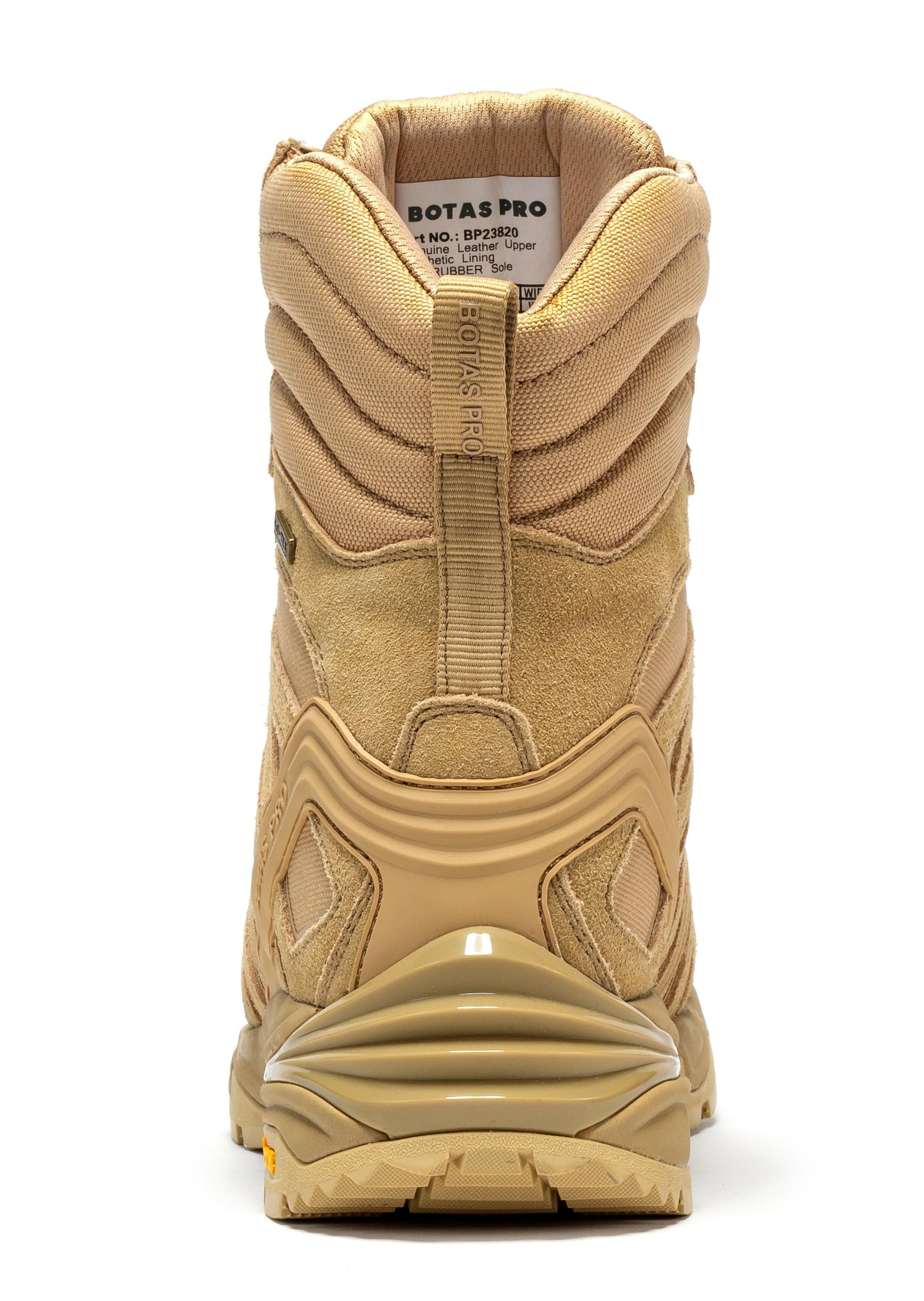 Comfortable Memory Foam Footbed featured in Botas Pro Sand 8 Inch Waterproof Tactical Boots BP22820.