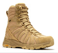 Botas Pro Sand 8 Inch Waterproof Tactical Boots with VIBRAM® Traction Lug Outsole BP22820 featuring durable suede leather.