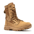 Botas Pro Sand Men's 8 inch Side Zipper Military Tactical Boots BP401 showcasing stylish suede leather and side zipper feature.
