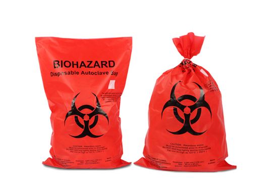 40X46 Biohazard Bags (40-45 Gallons) 100pcs