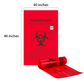 40X46 Biohazard Bags (40-45 Gallons) 100pcs