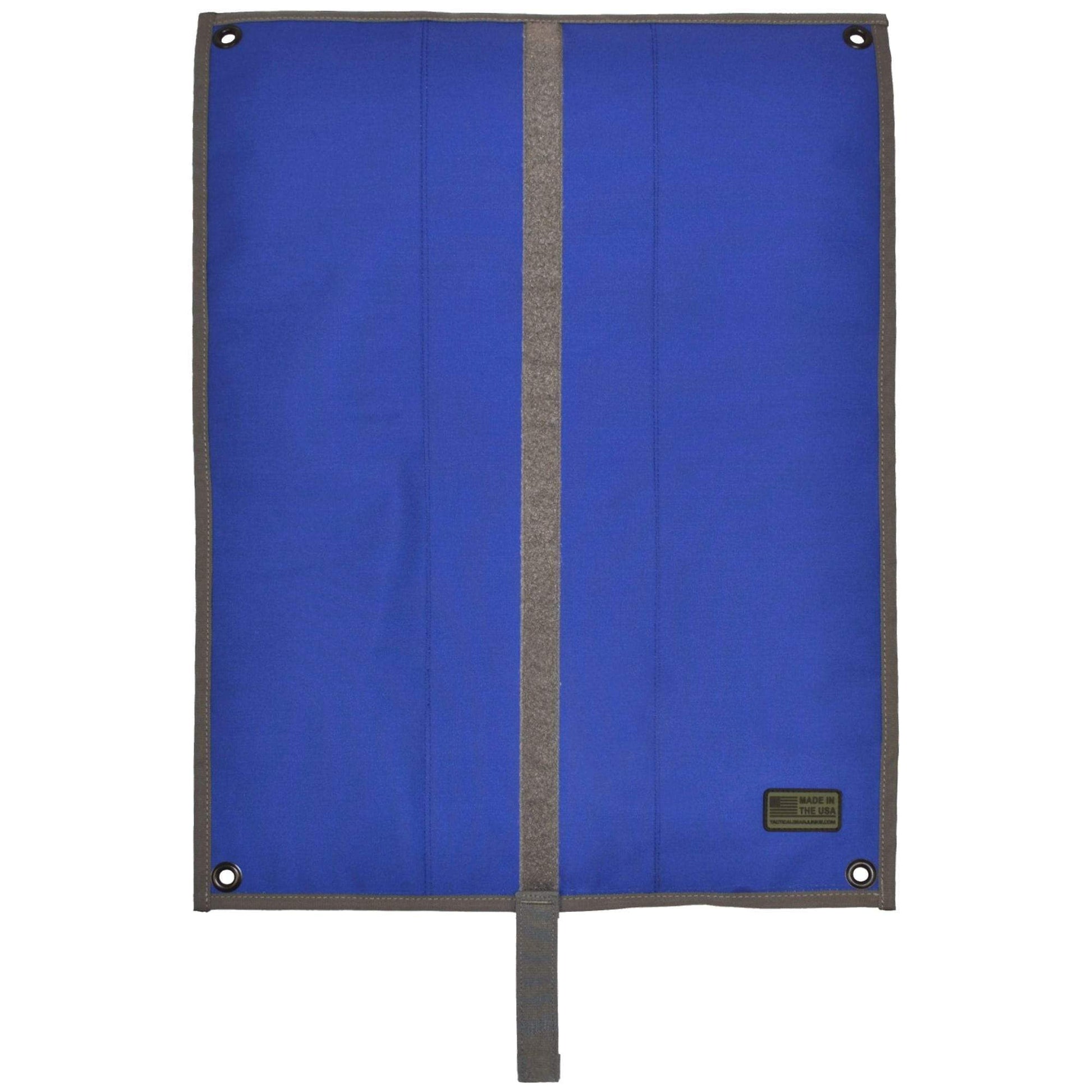 Tactical Patch Mat with various patches aligned neatly, ideal for display.